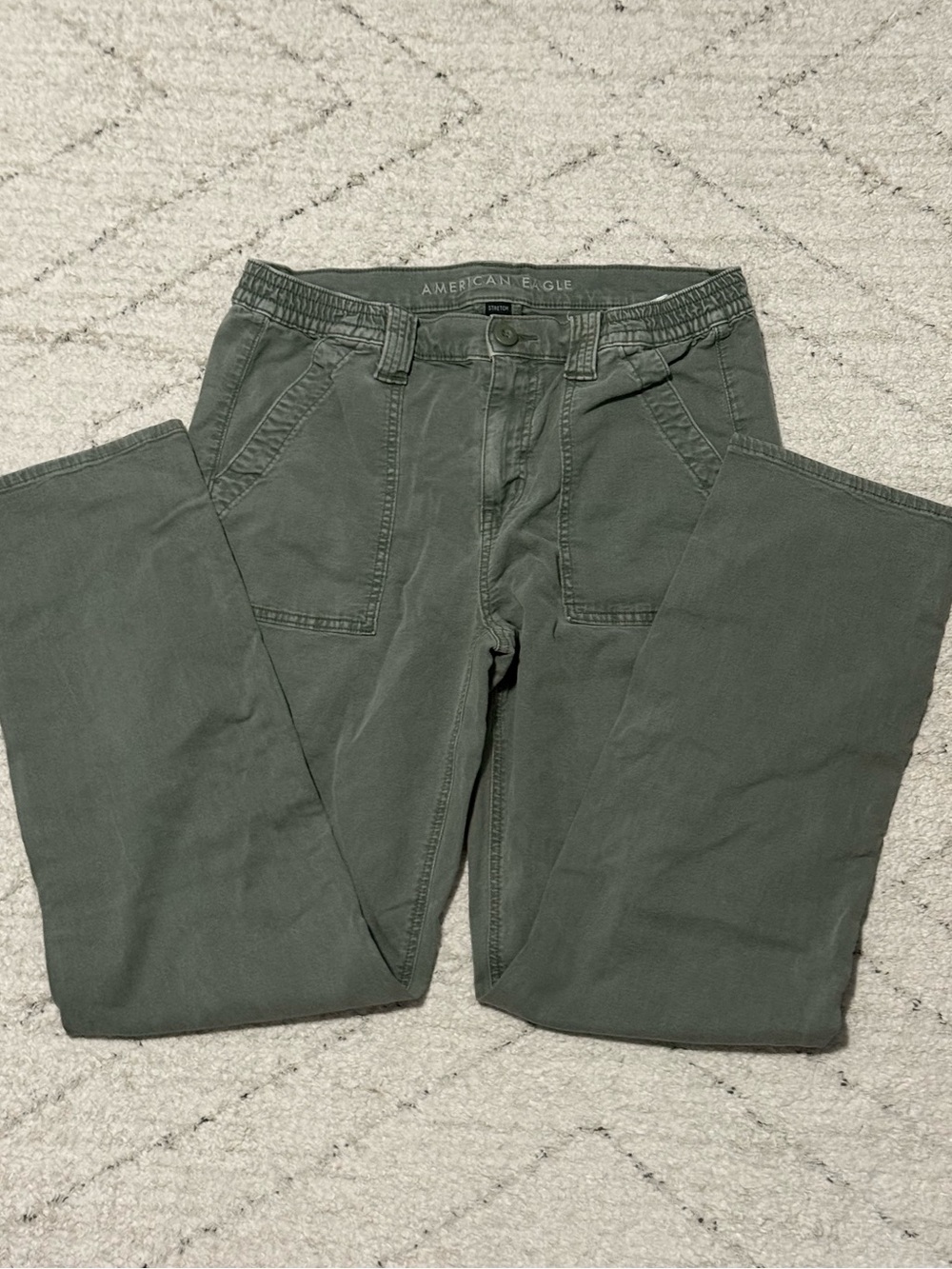 American Eagle Outfitters Olive Utility Chinos